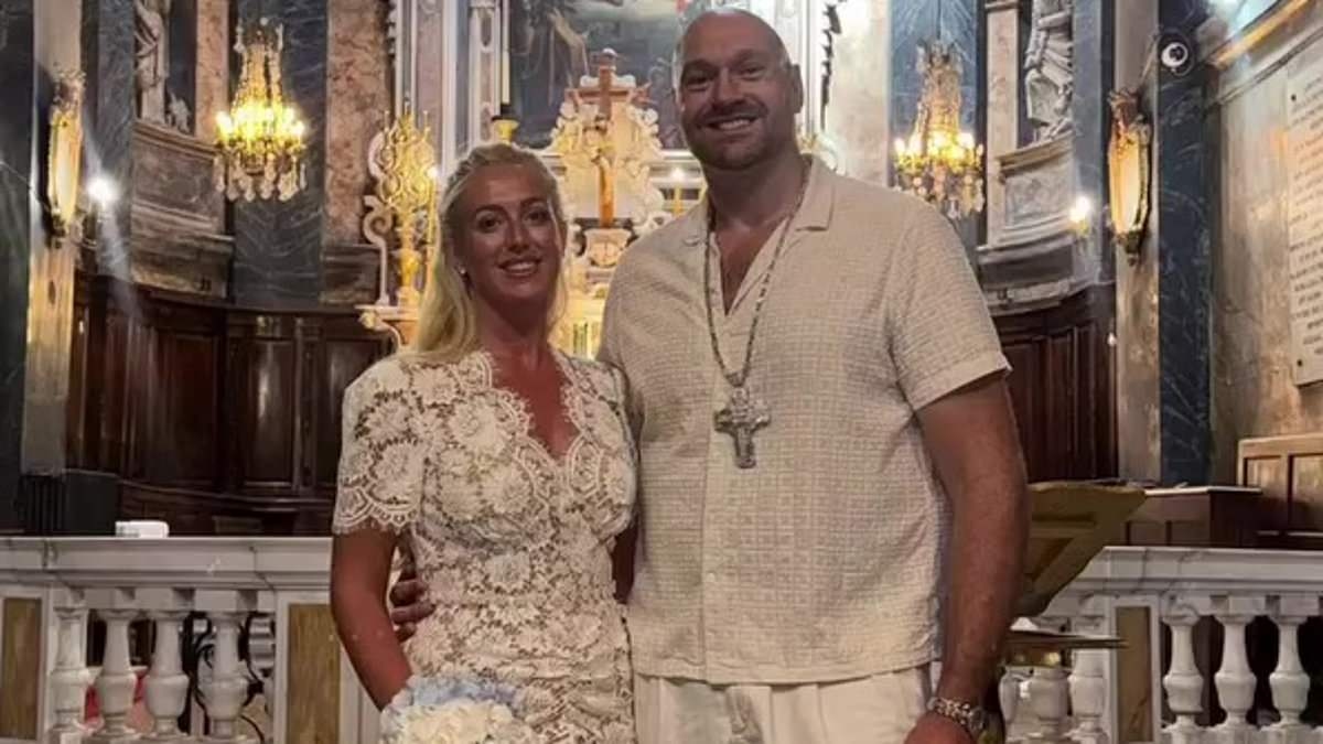 Tyson Fury's family left 'TERRIFIED' as their private jet is forced to land due to technical 'problem' with the wing - after he married wife Paris for a THIRD time in the South of France