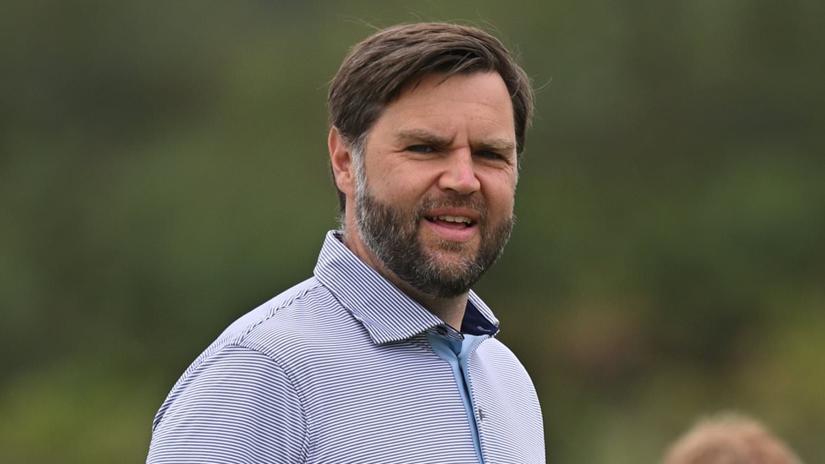 JD Vance 'circus' moves to Ayrshire: Luxury estate swarms with secret service agents as US Vice President kicks off Scottish leg of holiday with golf on Donald Trump's course
