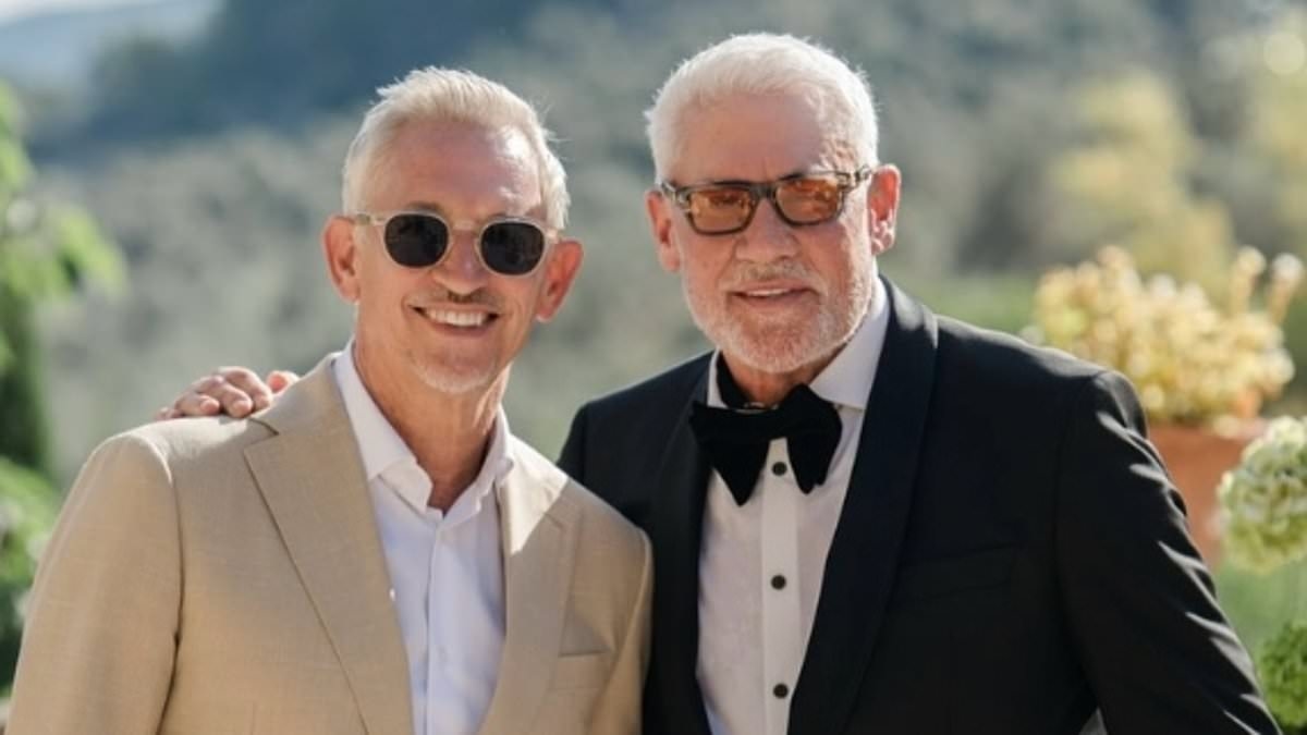 Gary Lineker reveals he's FINALLY made up with brother Wayne - as they put aside 17-year feud at his niece Tia's Mallorca wedding