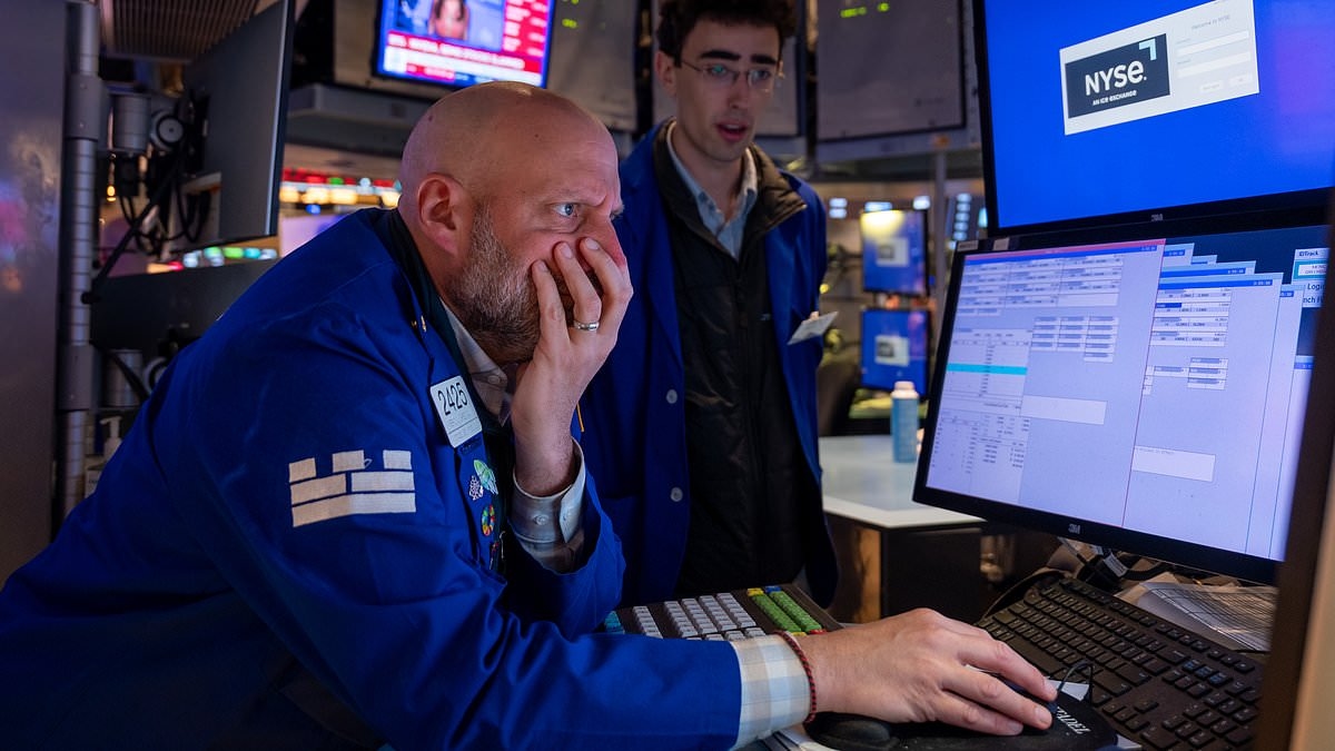 Stocks plunge as key inflation gauge signals worst tariff-driven price hikes still ahead