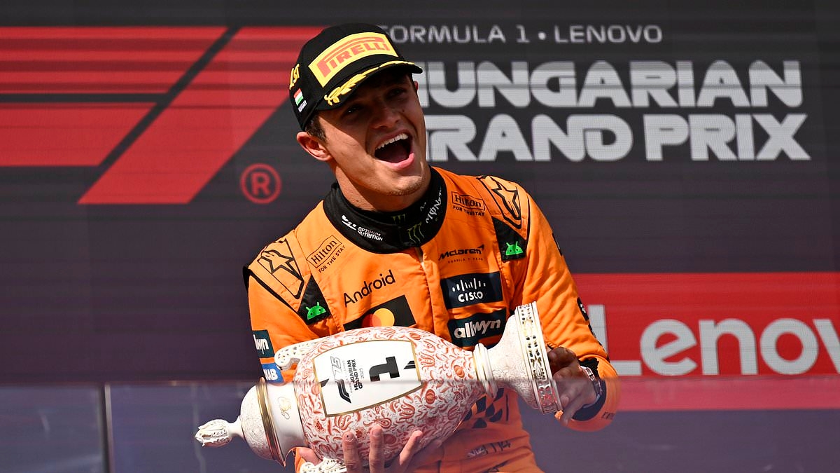 Think you're the next Lando Norris? McLaren set to auction off their own FUTURE F1 car and two others with classic car auctioneers RM Sotheby's