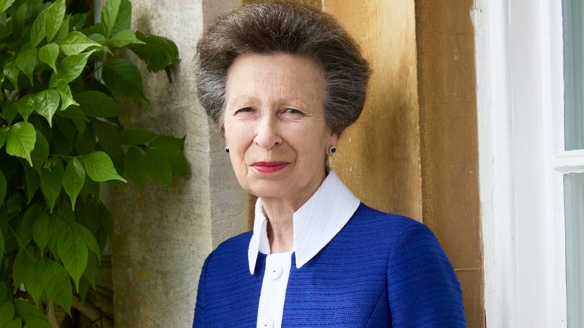 Princess Anne looks regal in new photo released for her 75th birthday