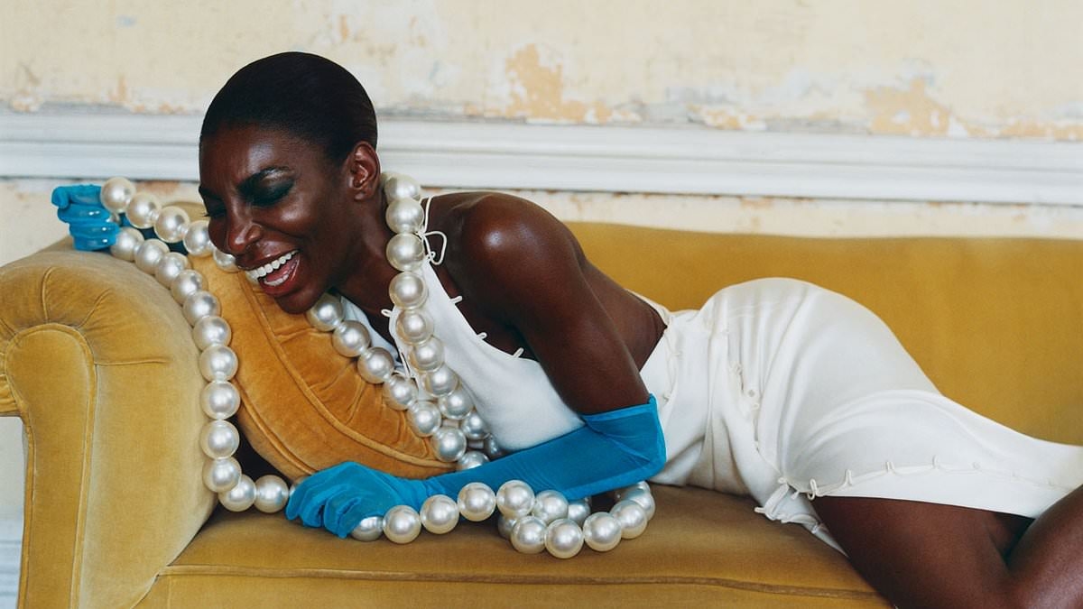 Michaela Coel, 37, reveals she has frozen her eggs because she 'would love a family' as she opens up about romance with boyfriend Spencer Hewett while posing for British Vogue
