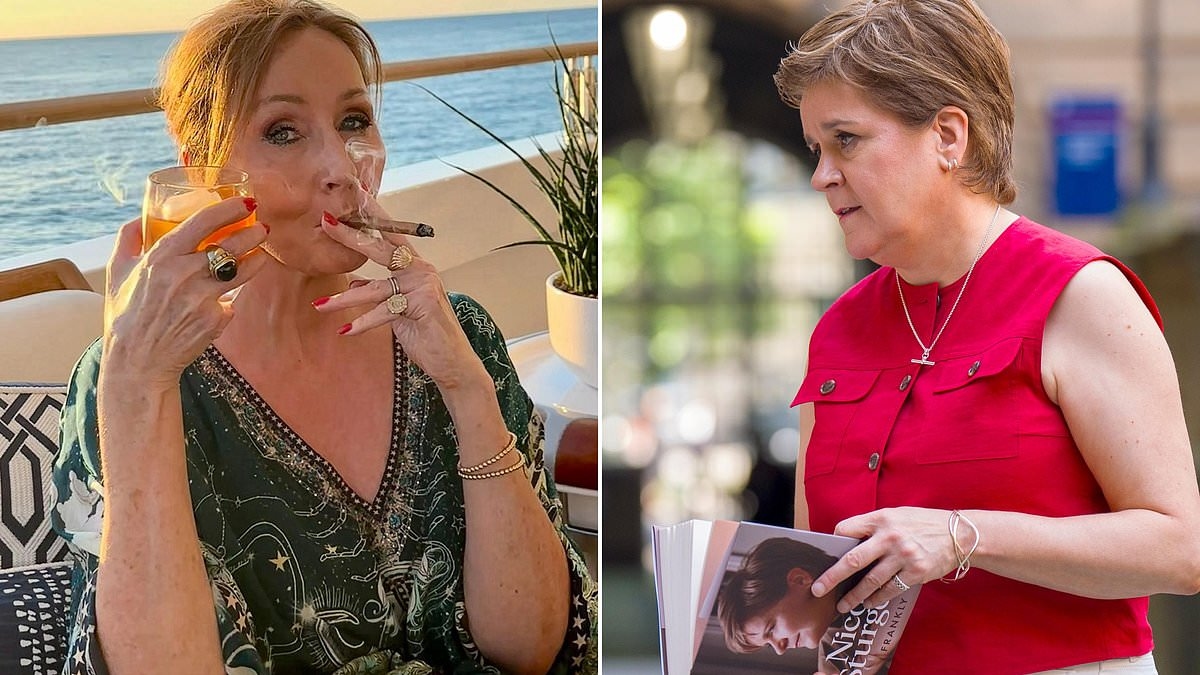 JK Rowling blasts Sturgeon memoirs as a 'shameless denial of reality and hard facts' in scathing review