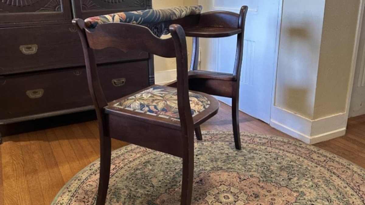People left baffled by strange chair found in Hawaiian home... but the odd feature has a simple explanation
