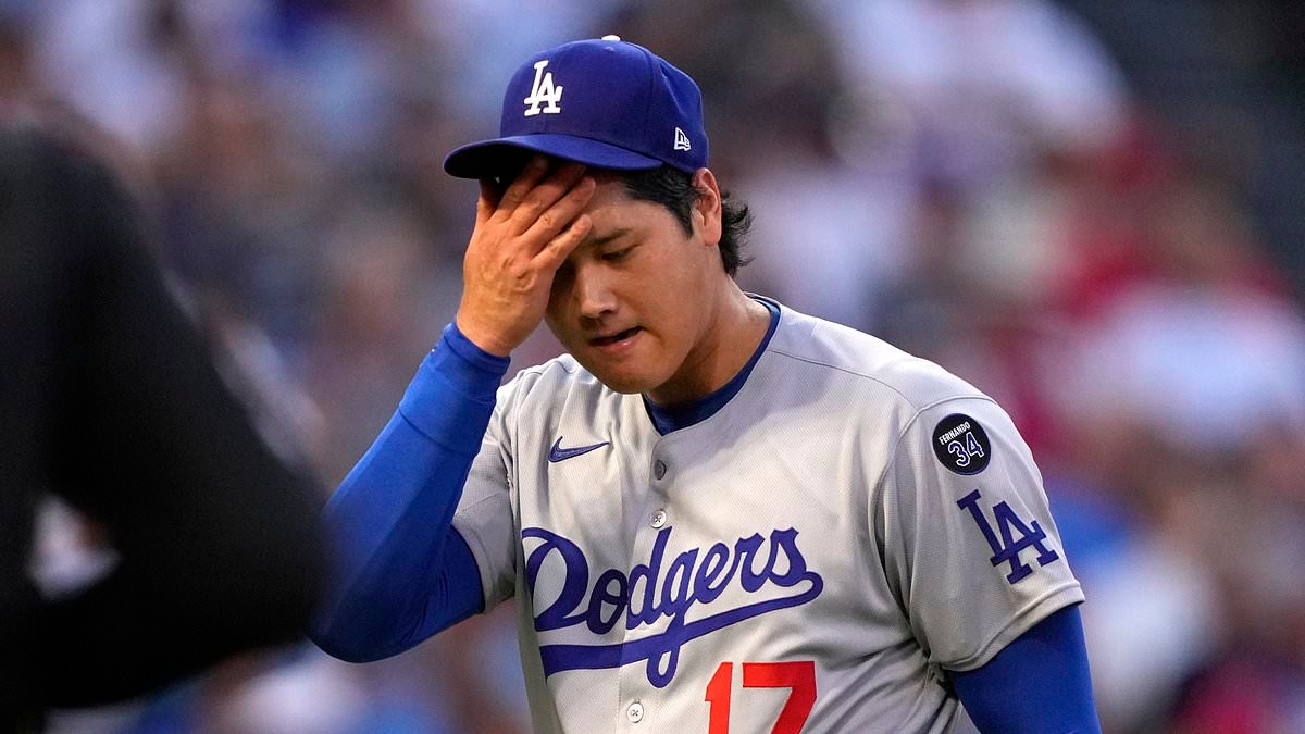 Dodgers-Angels game descends into violent brawl as fan is knocked out cold before being kicked in the head