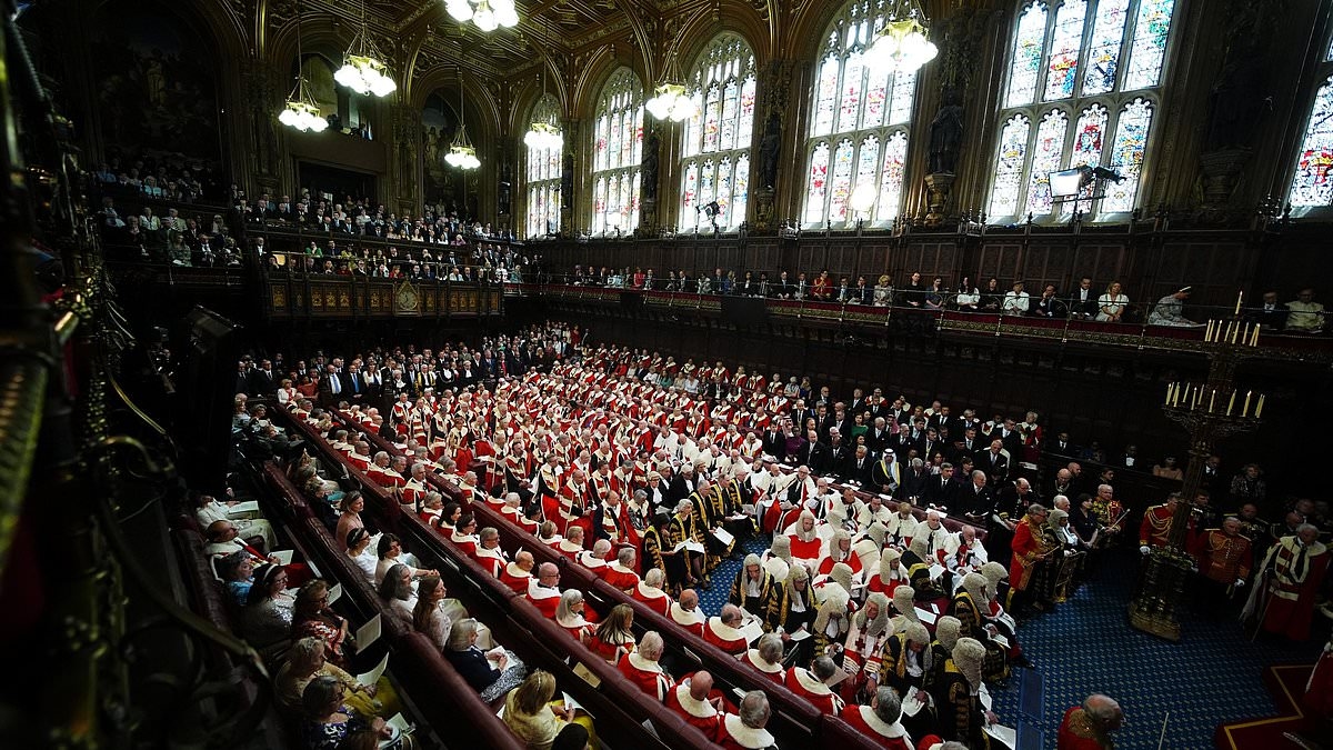 Nigel Farage demands Keir Starmer gives him some Reform UK peers in the House of Lords as he blasts 'democratic disparity'