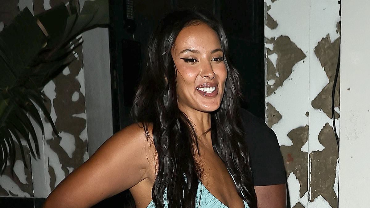 Maya Jama flaunts her eye-popping abs in a racy cut-out dress as she celebrates her 31st birthday with £15K dinner at swanky Notting Hill restaurant