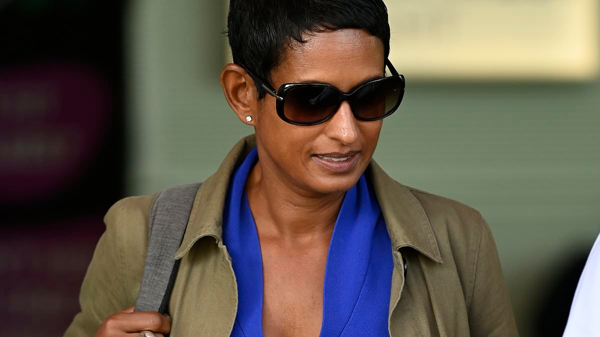 Naga Munchetty looks chic leaving BBC Breakfast studios in figure-hugging blue dress as she shrugs off 'creepy and inappropriate' comments from David Jason on show