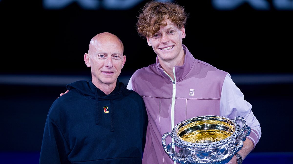 Jannik Sinner breaks his silence on controversial re-hiring of coach blamed for world No1's failed drugs test - with Wimbledon winner VERY unwilling to discuss doping ban in awkward press conference
