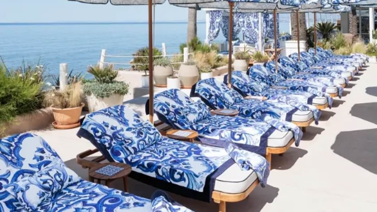 Europe's most expensive sun loungers revealed - as glitziest beach tops the list with £1,000 a DAY rates