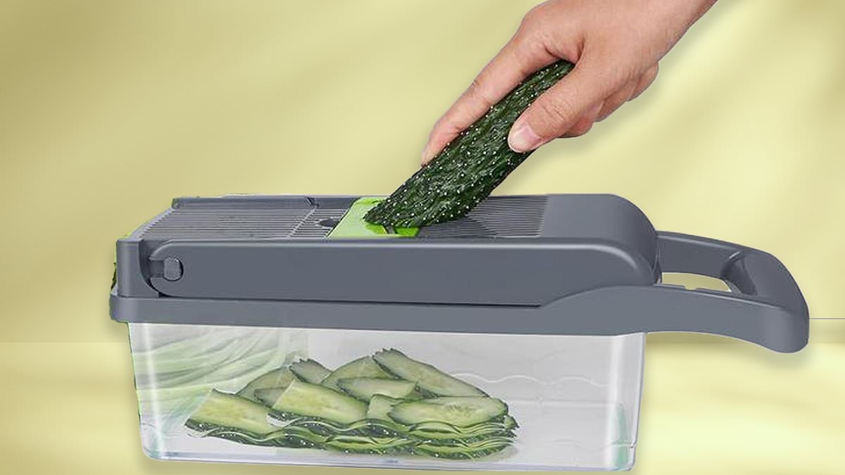 Slice, dice, and prep like a pro! This VIRAL 14-in-one veggie chopper is 54% off on TikTok Shop