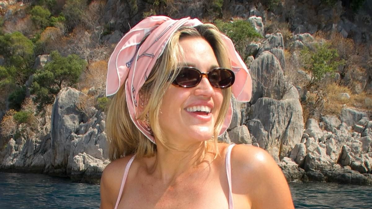 Ashley Roberts, 43, flaunts her jaw-dropping figure in an array of skimpy bikinis as she continues to soak up the sun in Turkey