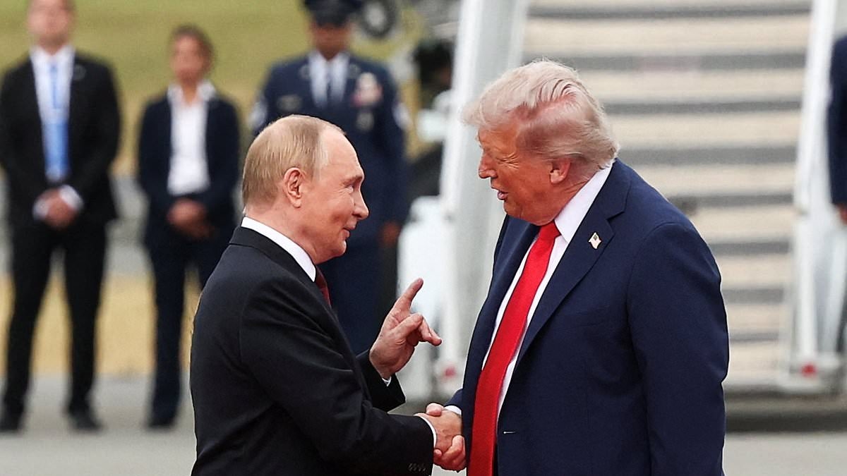 Trump's 'ego-stroke' and the move that made Putin 'purr': Body language expert breaks down historic handshake