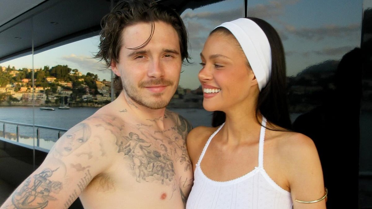 Brooklyn Beckham 'heartbroken' wife Nicola Peltz is being 'painted as a viper' in feud - after pair 'snubbed' his family from vow renewal
