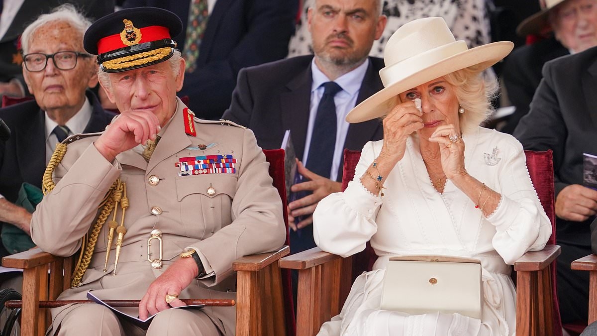 ROBERT HARDMAN: Queen Camilla's tears as VJ Day hero salutes King Charles
