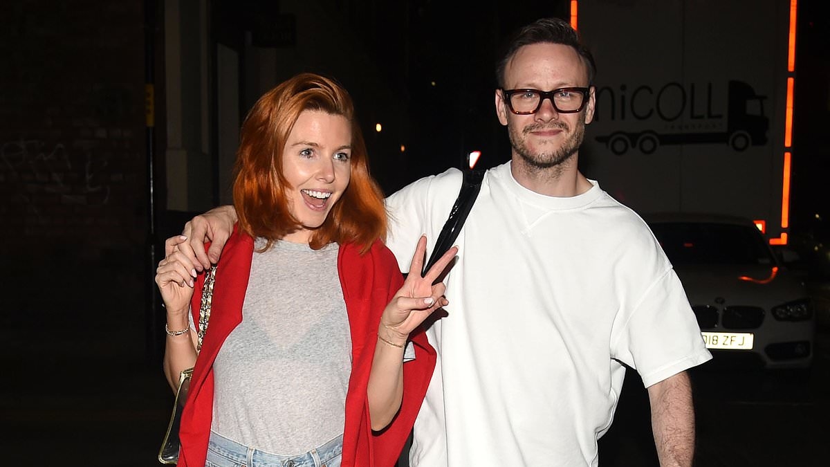 Stacey Dooley and her partner Kevin Clifton look more loved-up than ever after taking to the stage to perform A Ghost Story