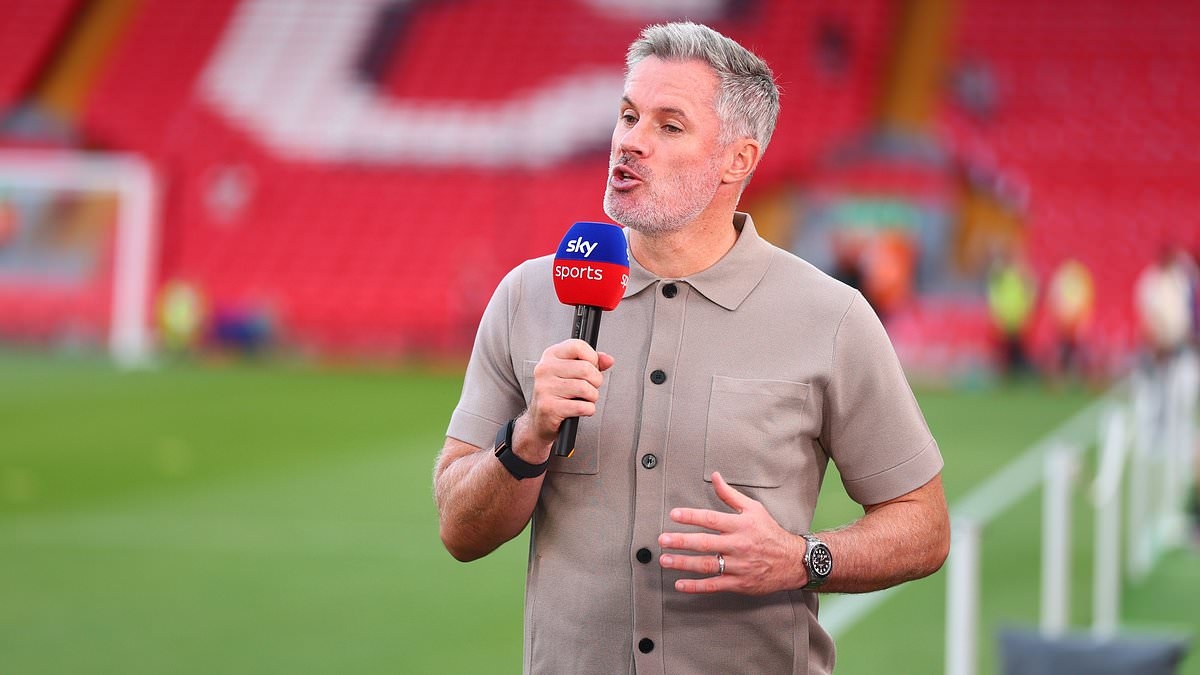 Jamie Carragher reveals which team he believes will challenge Liverpool for the Premier League title this season
