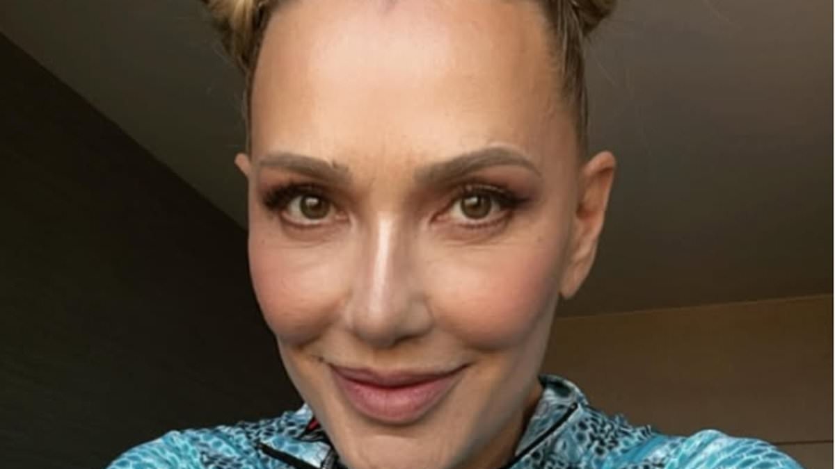 Nineties pop sensation Whigfield, 55, revives her heyday hairdo with retro buns as she showcases her age-defying looks in stunning selfie