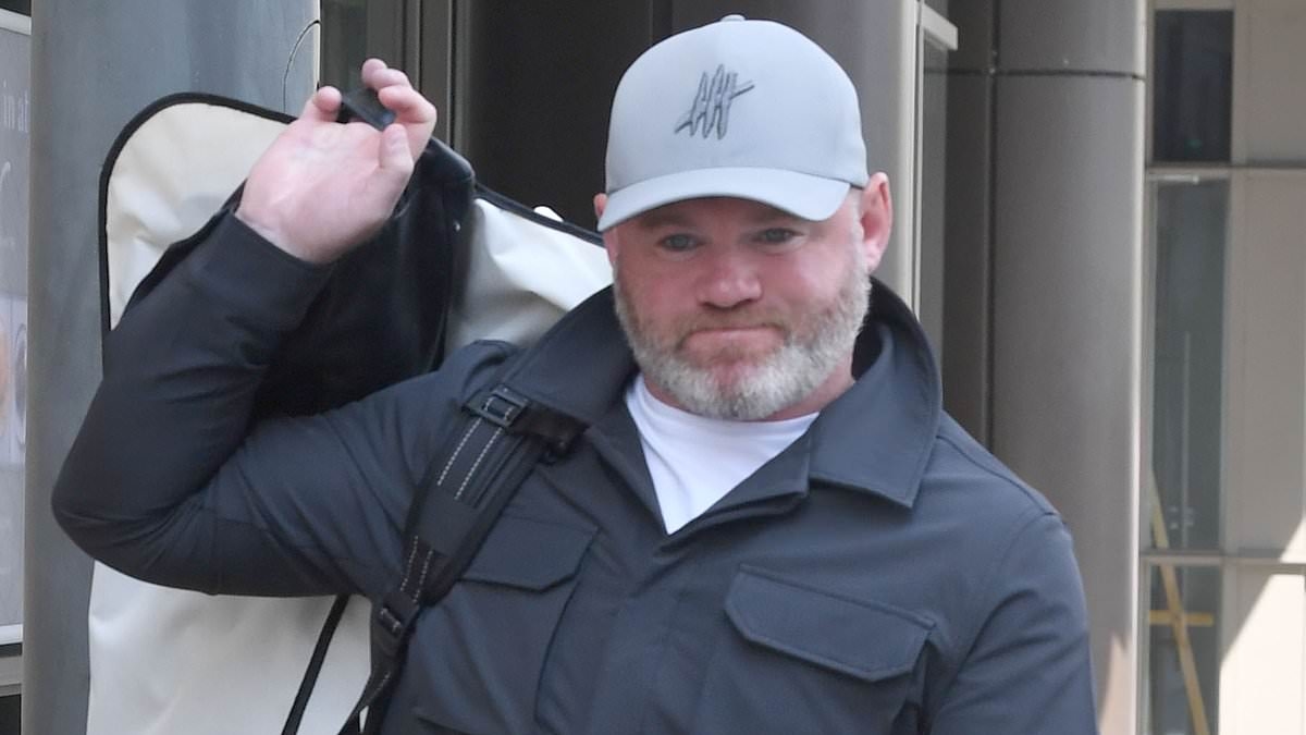 Wayne Rooney clocks in for first Match of the Day shift after Man United and England legend landed '£800,000' BBC deal to become regular on the show