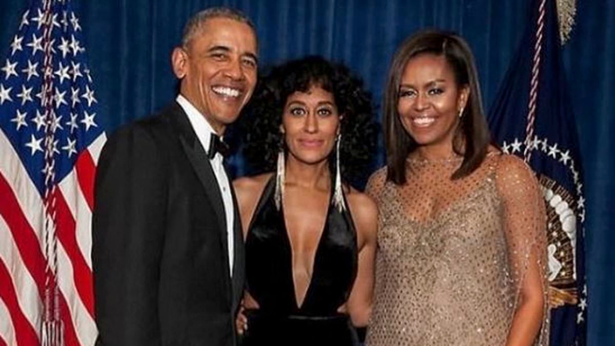 Tracee Ellis Ross tries to shift focus with sexy bikini shots after bombshell claim Barack Obama 'failed' her