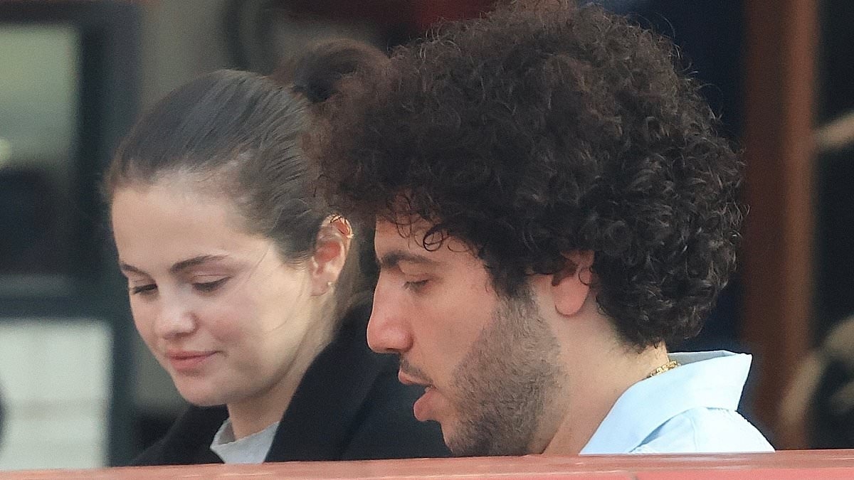 Selena Gomez rocks fresh-faced look during date with fiancé Benny Blanco and their two new BFFs