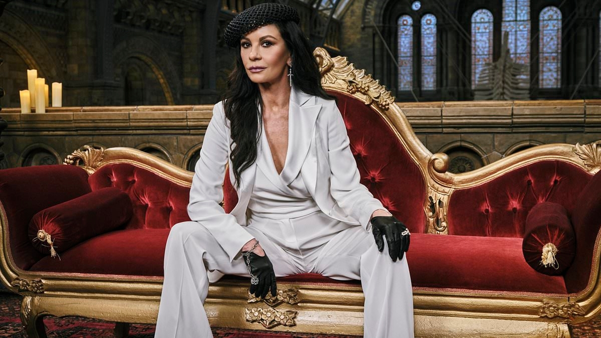 Catherine Zeta-Jones is finally in the driving seat of her volatile marriage to Michael Douglas... as her starring role in hit Netflix show Wednesday puts her career back on track