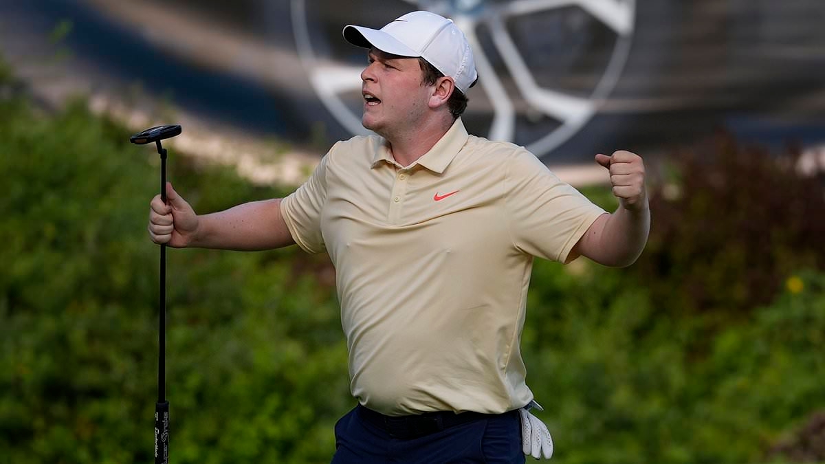 MacIntyre on brink of glory as he holds four-shot lead over world No 1 Scheffler in Baltimore