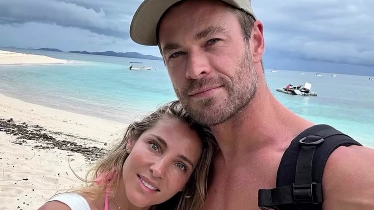 Chris Hemsworth shows off his ripped physique during intense workout after celebrating his birthday in Ibiza without wife Elsa Pataky