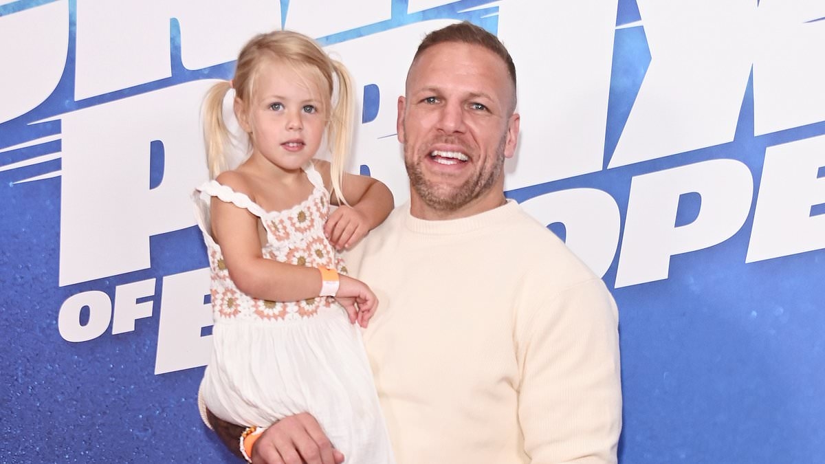 James Haskell makes rare red carpet appearance with daughter Bodhi, three, after revealing what REALLY caused his marriage to Chloe Madeley to break down