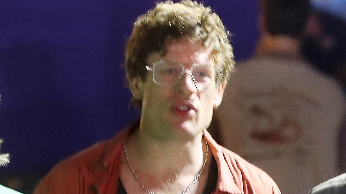 James Norton looks in good spirits as he lets his hair down at All Points East after he partied with Lily Allen