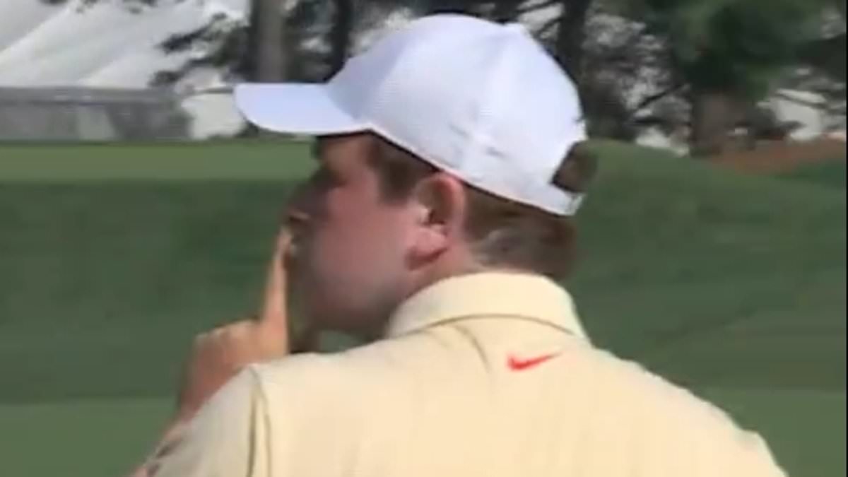 PGA Tour star Robert MacIntyre shushes heckler in fiery on-course moment after draining huge putt