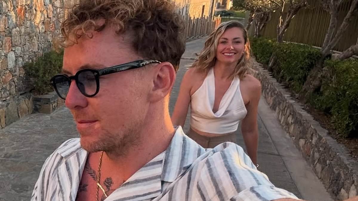 Danny Jones puts on a united display with wife Georgia during idyllic family holiday ahead of 'awkward reunion' with Maura Higgins at the NTAs