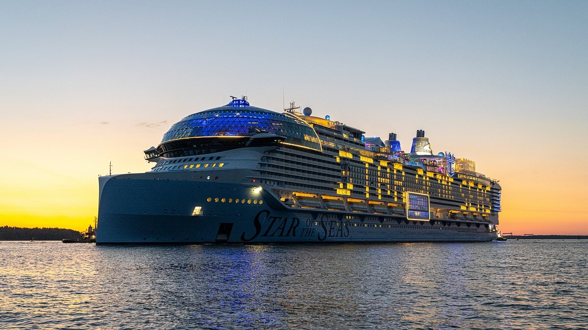 Inside the world's LARGEST cruise ship as Royal Caribbean's Star of the Seas prepares for its maiden voyage
