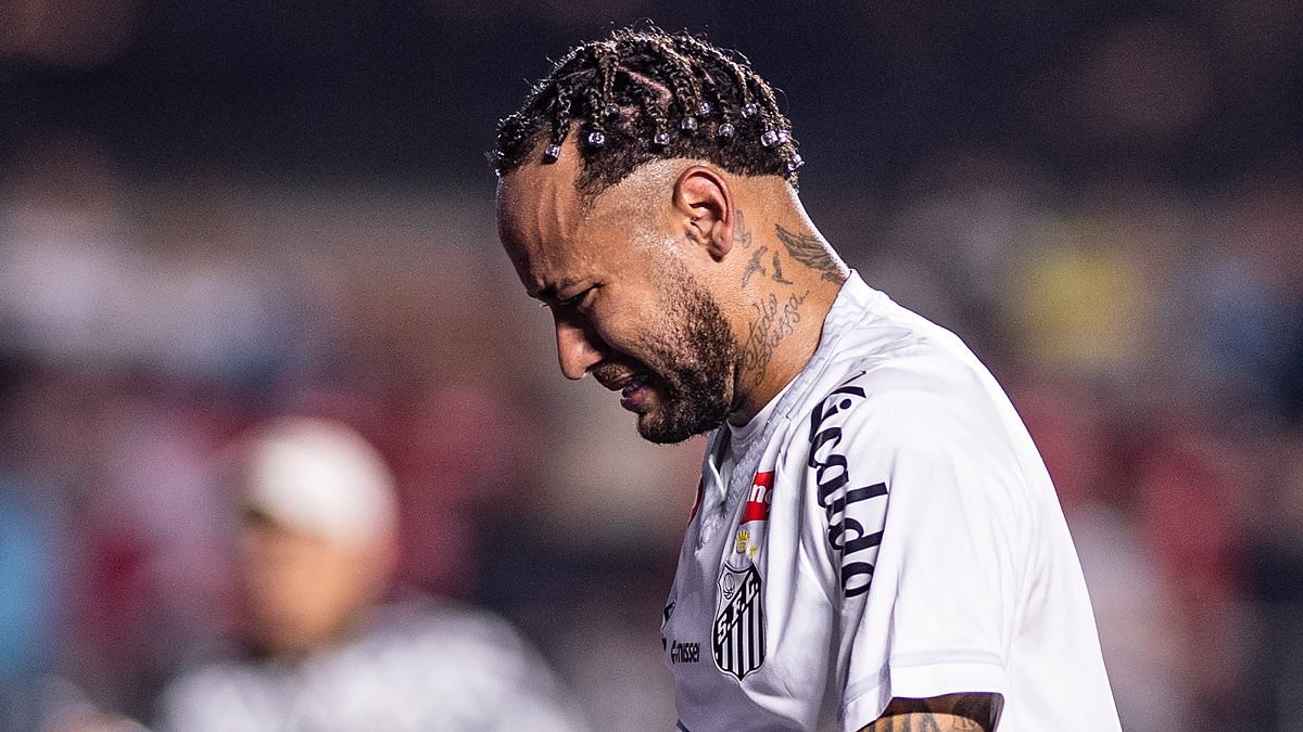 Neymar left in floods of tears after former Liverpool star scores twice to inflict biggest defeat of his career as Brazilian icon admits: 'I'm ashamed'