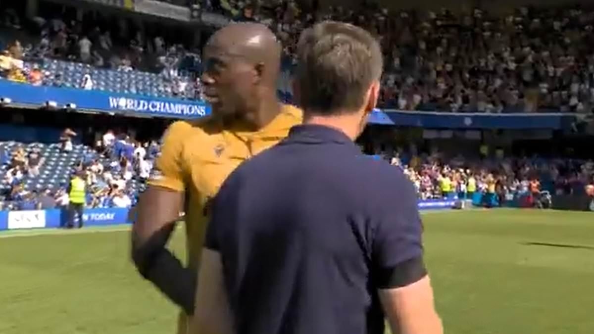 Liverpool target Marc Guehi SNUBS manager Oliver Glasner in awkward post-match moment - sparking Roy Keane rant about 'new garlic bread'