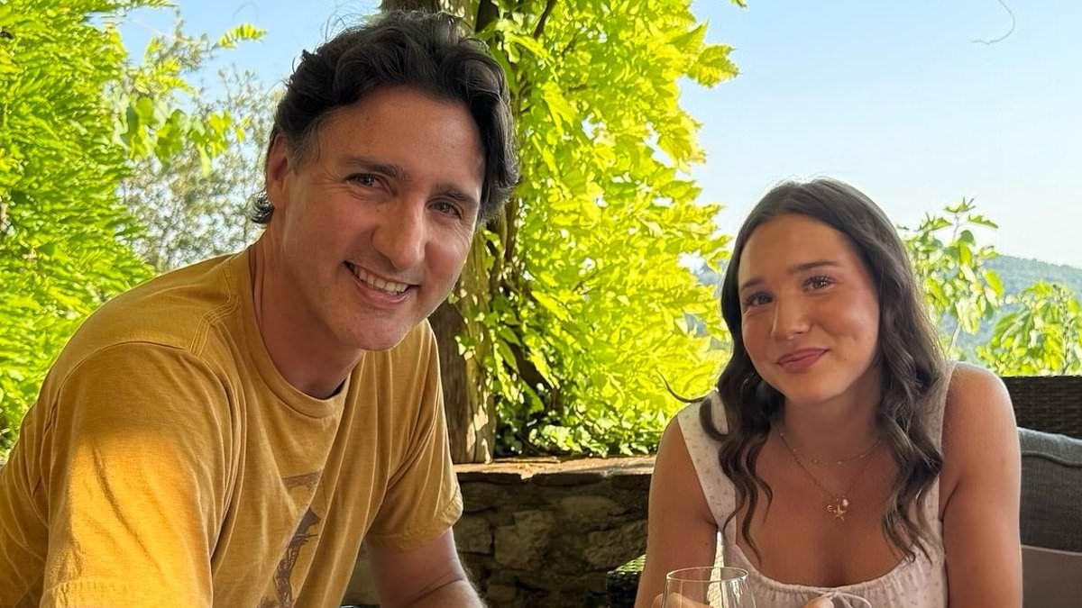 Justin Trudeau jets to Italy with his daughter for ANOTHER sun-soaked summer holiday after stepping back from politics - following Katy Perry dating rumours