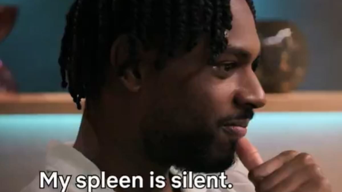 Love Is Blind UK contestant is BLASTED for claiming his biggest mantra in life is to 'trust your spleen' - as psychologists confirm there is 'no science to it'