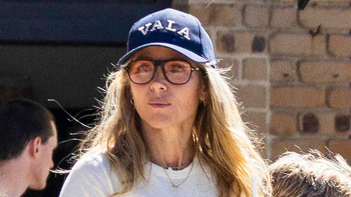 Elsa Pataky looks chic on a smoothie run near Byron Bay while husband Chris Hemsworth parties with his A-list pals in Europe - as the couple spend weeks apart