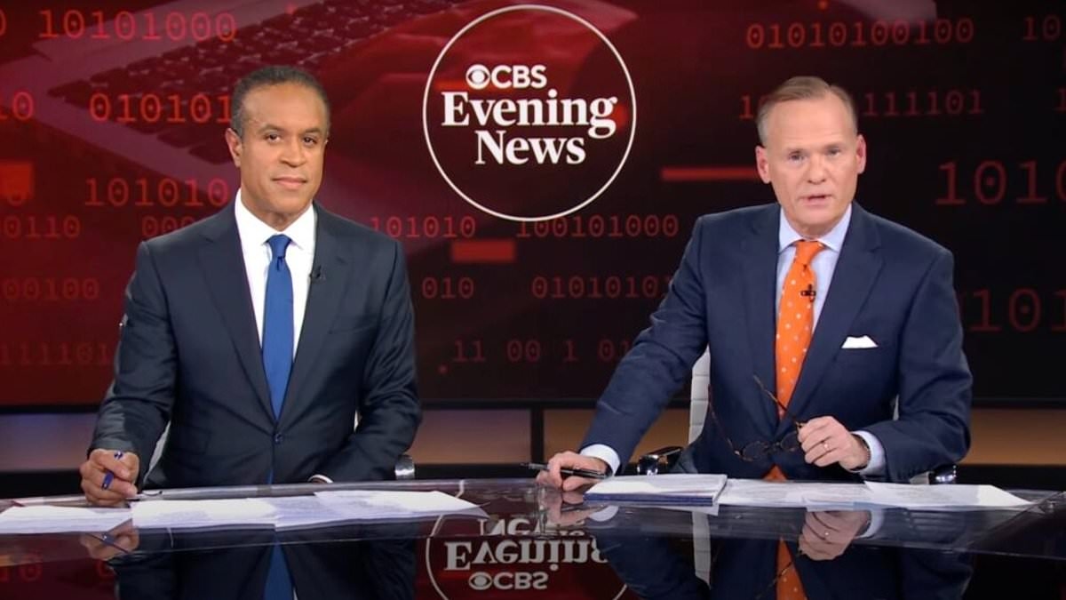 CBS News plans major 'tweak' to its ailing nightly news show after two-anchor format sent ratings into freefall