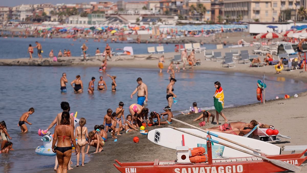 Fury in Italy as exclusive beach clubs 'steal the seaside' with vast stretches of coastline no longer free to access