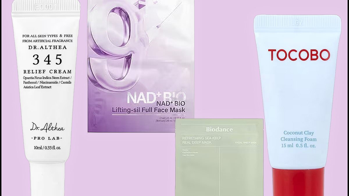 Level up your skincare game with this exclusive 8-piece Korean beauty bag - now just $18!