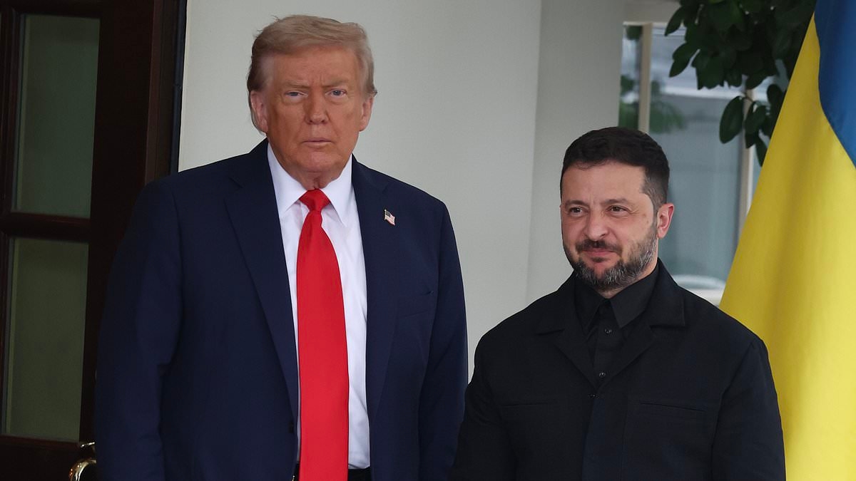 Trump praises Zelensky's attire for White House meeting