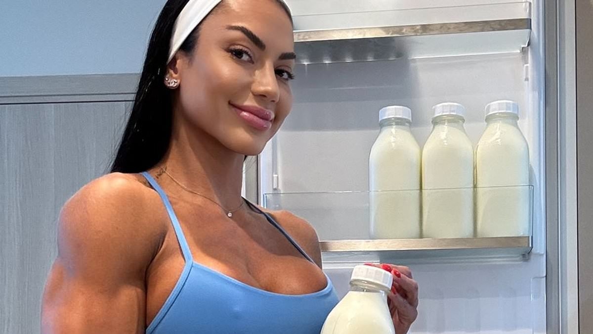 Bodybuilder shares bizarre methods she uses to win competitions... including rubbing BREAST MILK on her face