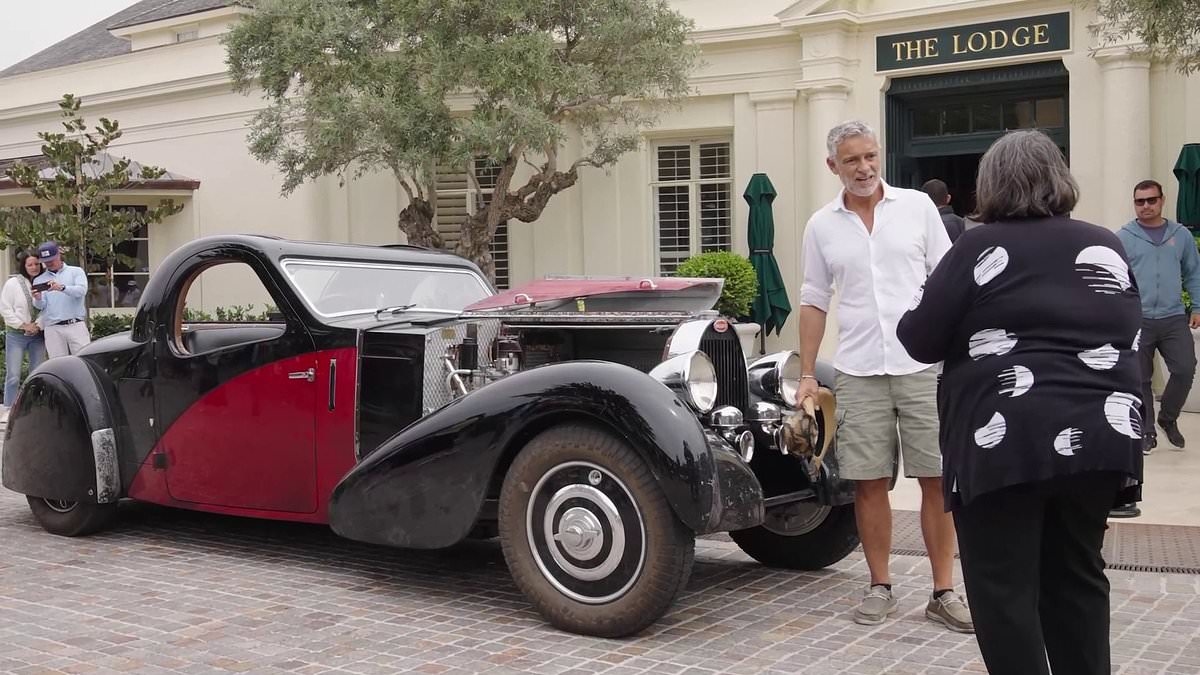 Very brave driver takes his 1937 Bugatti worth $30 MILLION on road trip across the USA