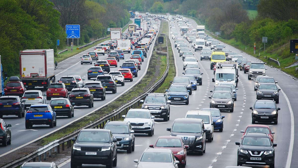 Bank Holiday getaway warning to 17.6million drivers: Chaos on major roads and rail strikes as revellers make most of last long weekend before Christmas