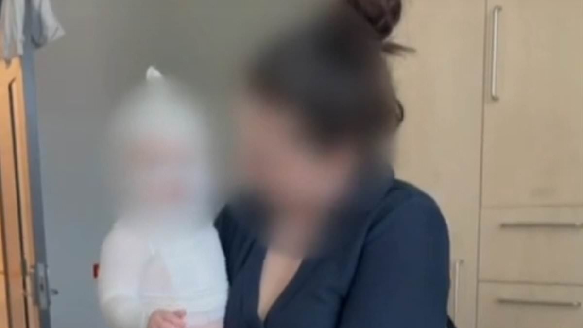 Mother of baby boy scalded by stranger in random hot coffee attack unleashes on the legal system a year after the monster responsible fled to China