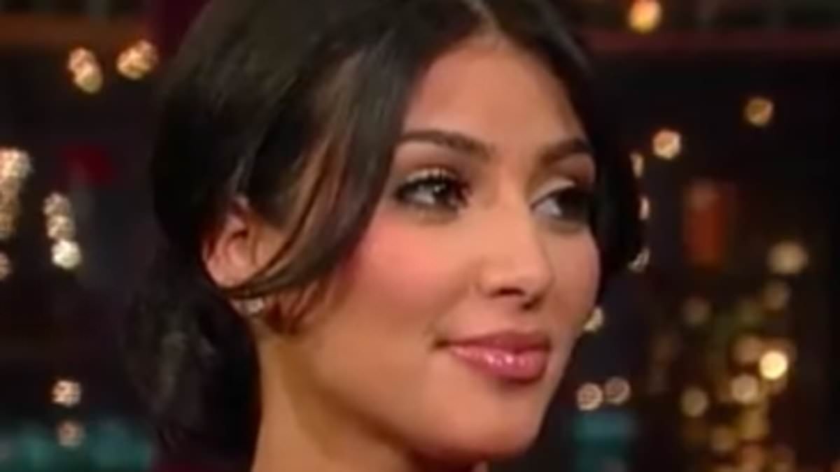 Incredible throwback clip shows Kim Kardashian's first EVER talk show appearance where she admits to selling clothes on eBay for money