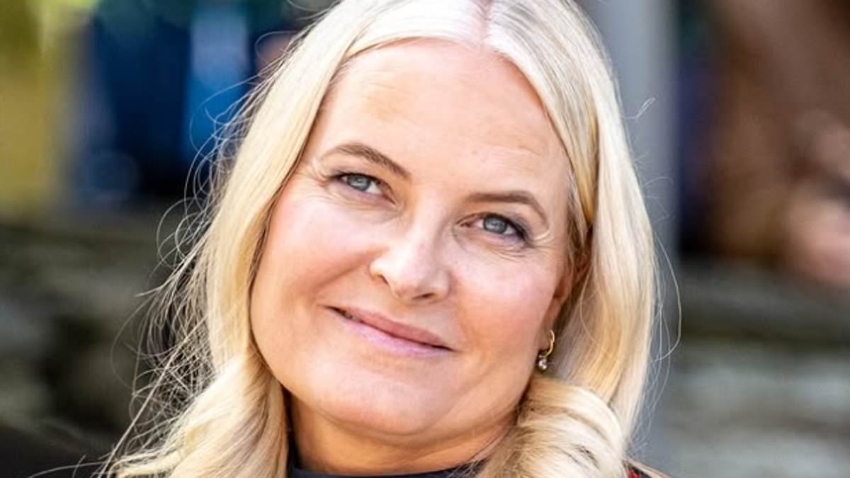 Keep calm and carry on! Crown Princess Mette-Marit release portrait to mark her birthday... hours after son Marius Borg Høiby is charged with rape