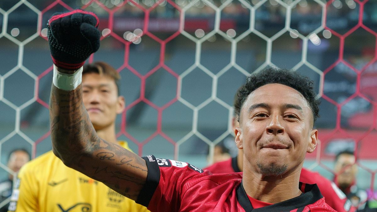 Former Man United star Jesse Lingard scoops first major prize in South Korea - 18 months after making shock move